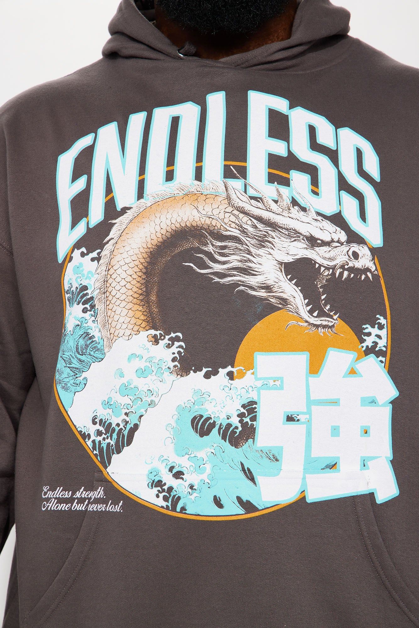 Endless Strength Hoodie - Charcoal sold by Fashion Nova product image thumbnail 6