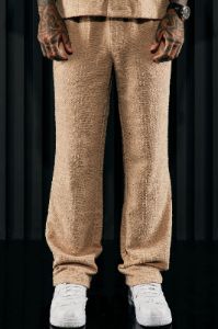 Jordan Textured Slim Pants - Tan sold by Fashion Nova