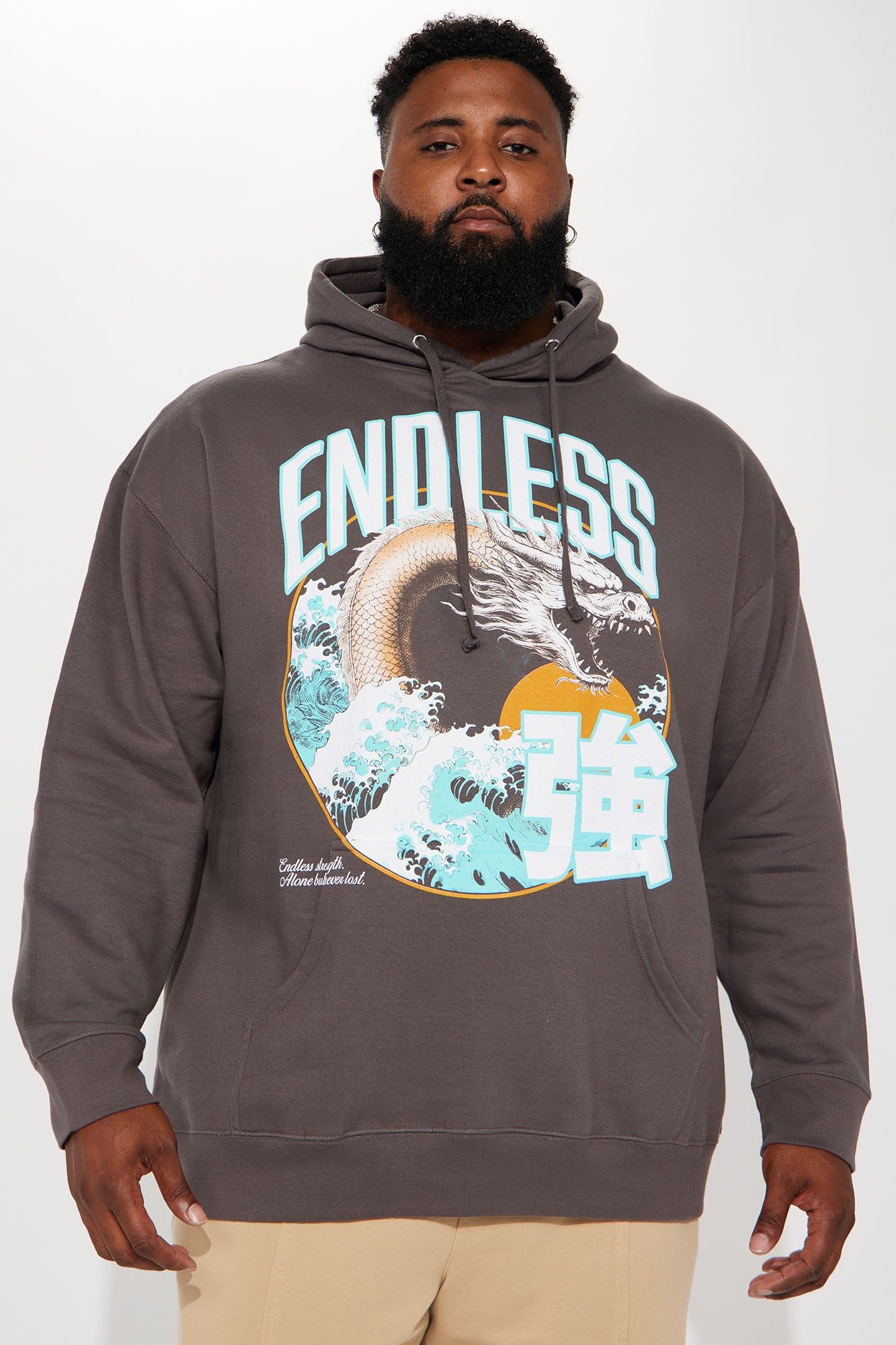 Endless Strength Hoodie - Charcoal sold by Fashion Nova product image thumbnail 2