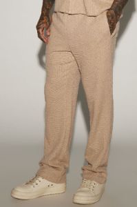 Jordan Textured Slim Pants - Tan sold by Fashion Nova