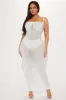 Diana Embellished Gown - White sold by Fashion Nova