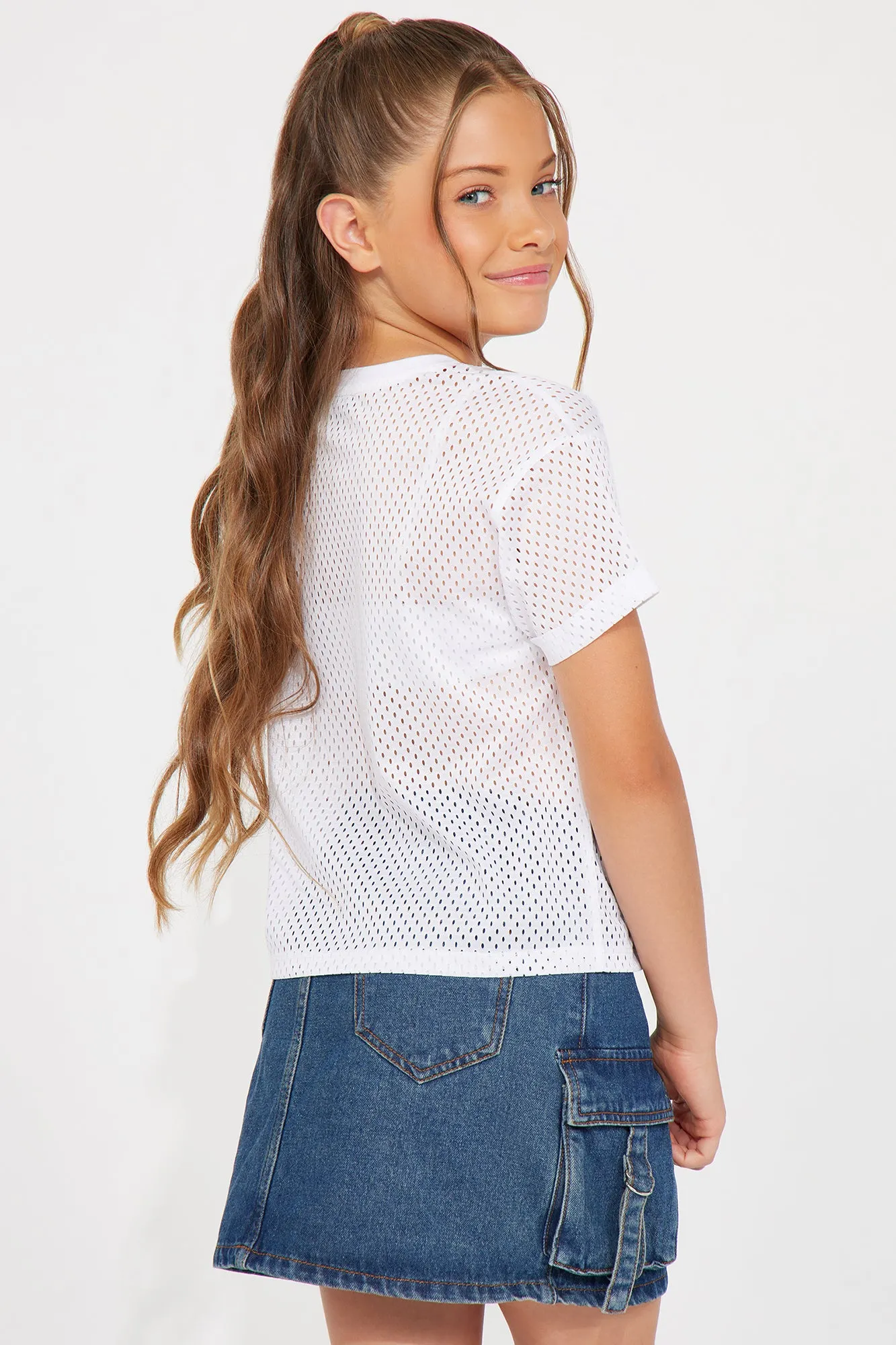 Mini Over It Tee - White sold by Fashion Nova product image thumbnail 4