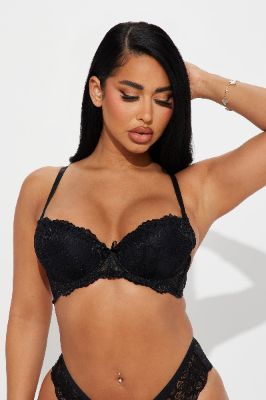 Always Ready Lace Bra - Black sold by Fashion Nova
