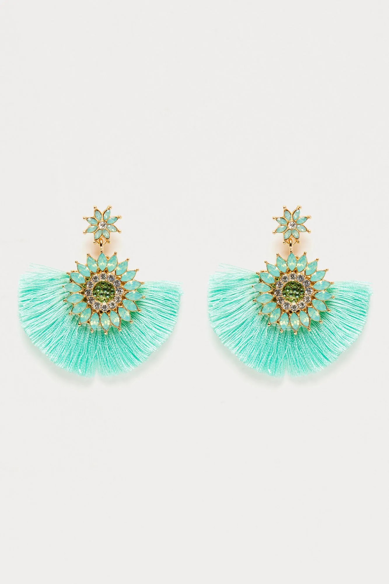 Pure Night Magic Earrings - Green sold by Fashion Nova product image thumbnail 3