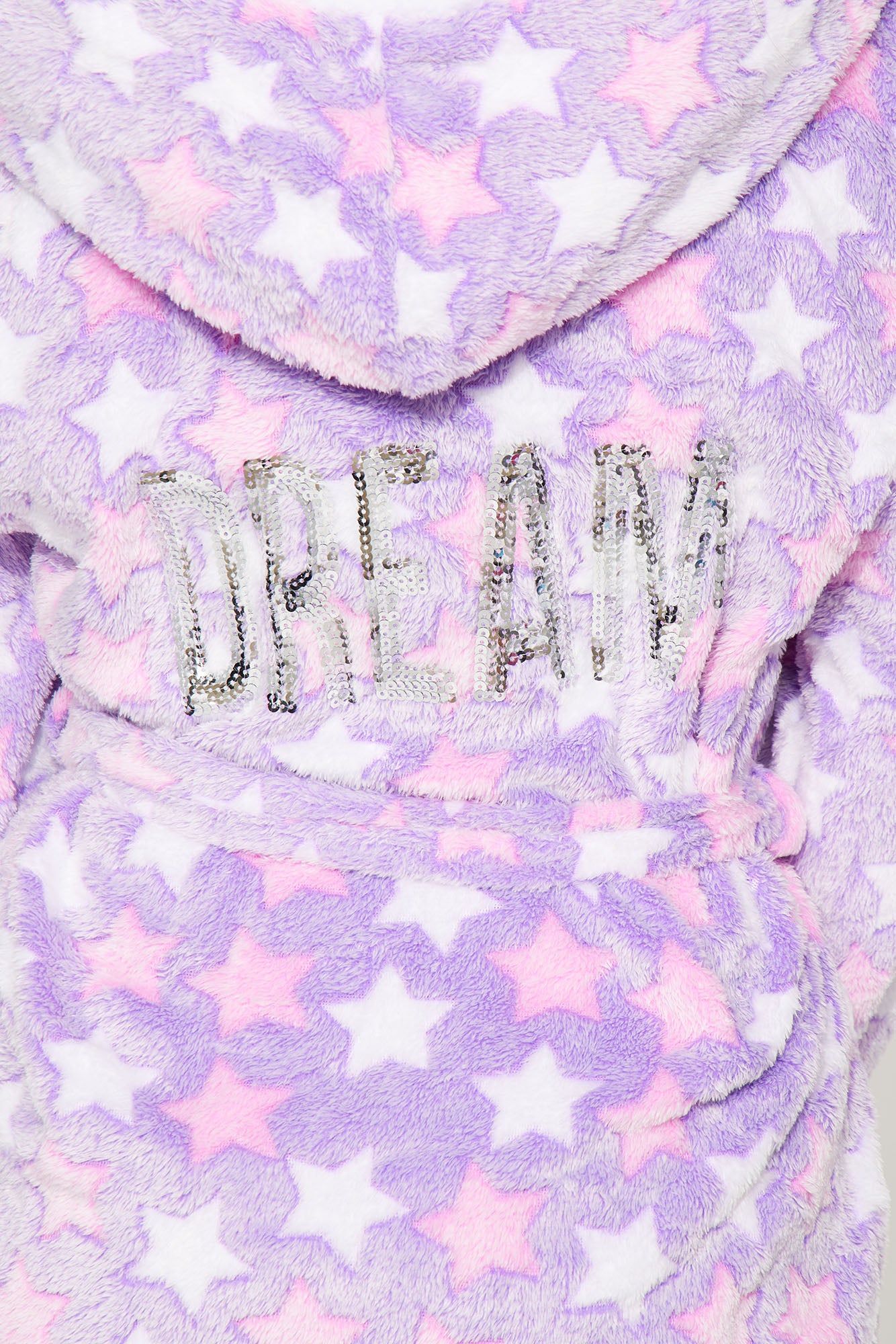 Starry Dream Plush PJ Robe - Purple/combo sold by Fashion Nova product image thumbnail 4