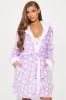 Starry Dream Plush PJ Robe - Purple/combo sold by Fashion Nova
