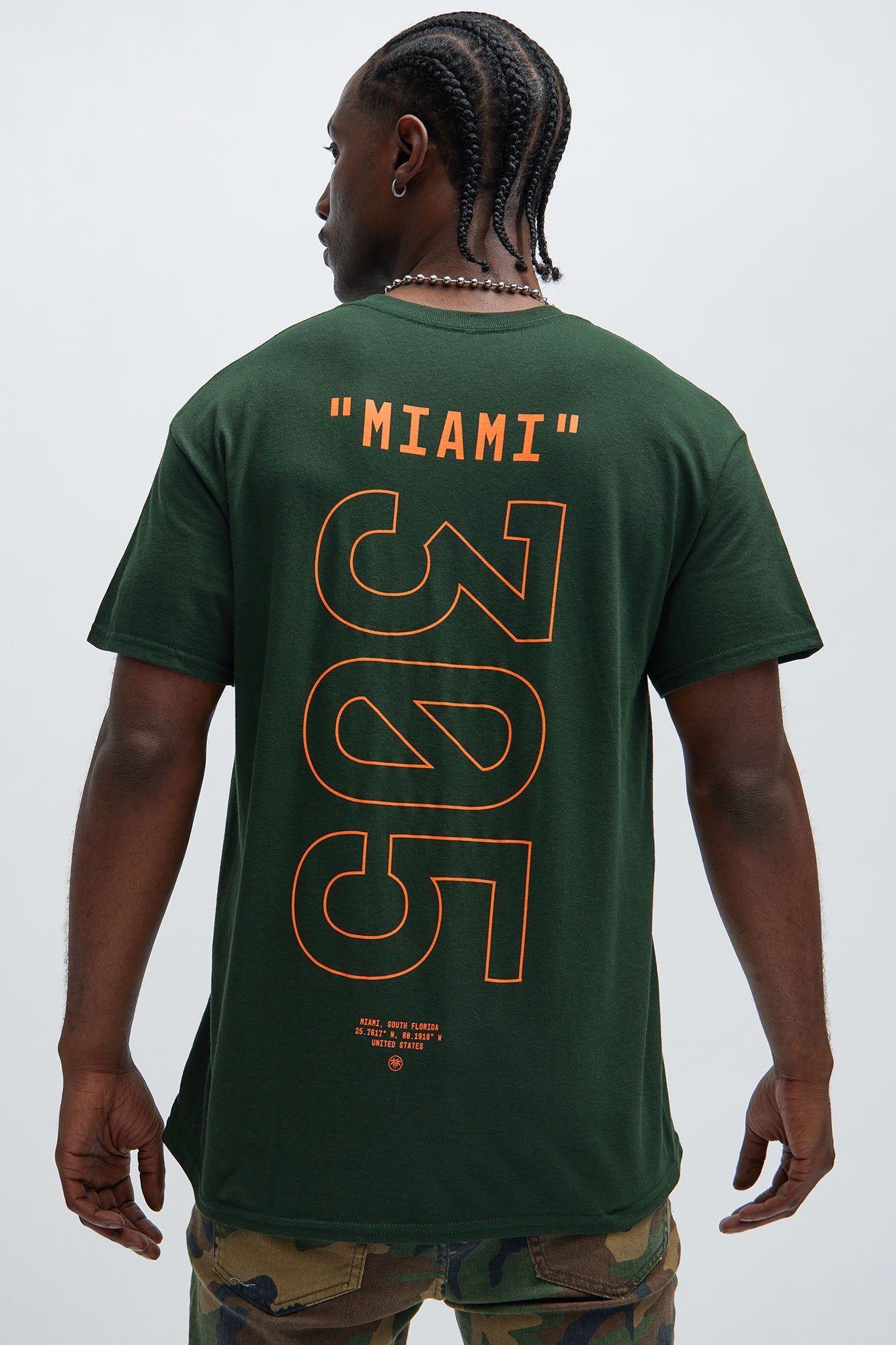 Miami 305 Short Sleeve Tee - Green sold by Fashion Nova product image thumbnail 4