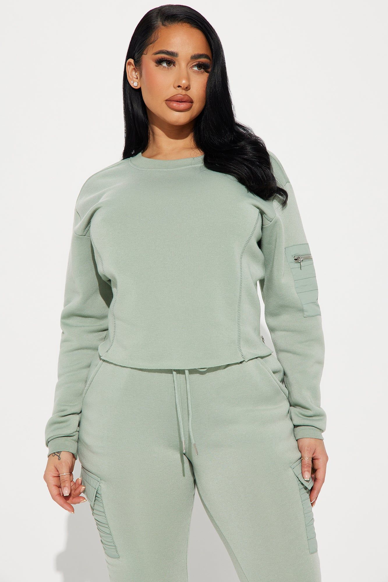 Dreamy Vibes Jogger Set - Green sold by Fashion Nova product image thumbnail 2