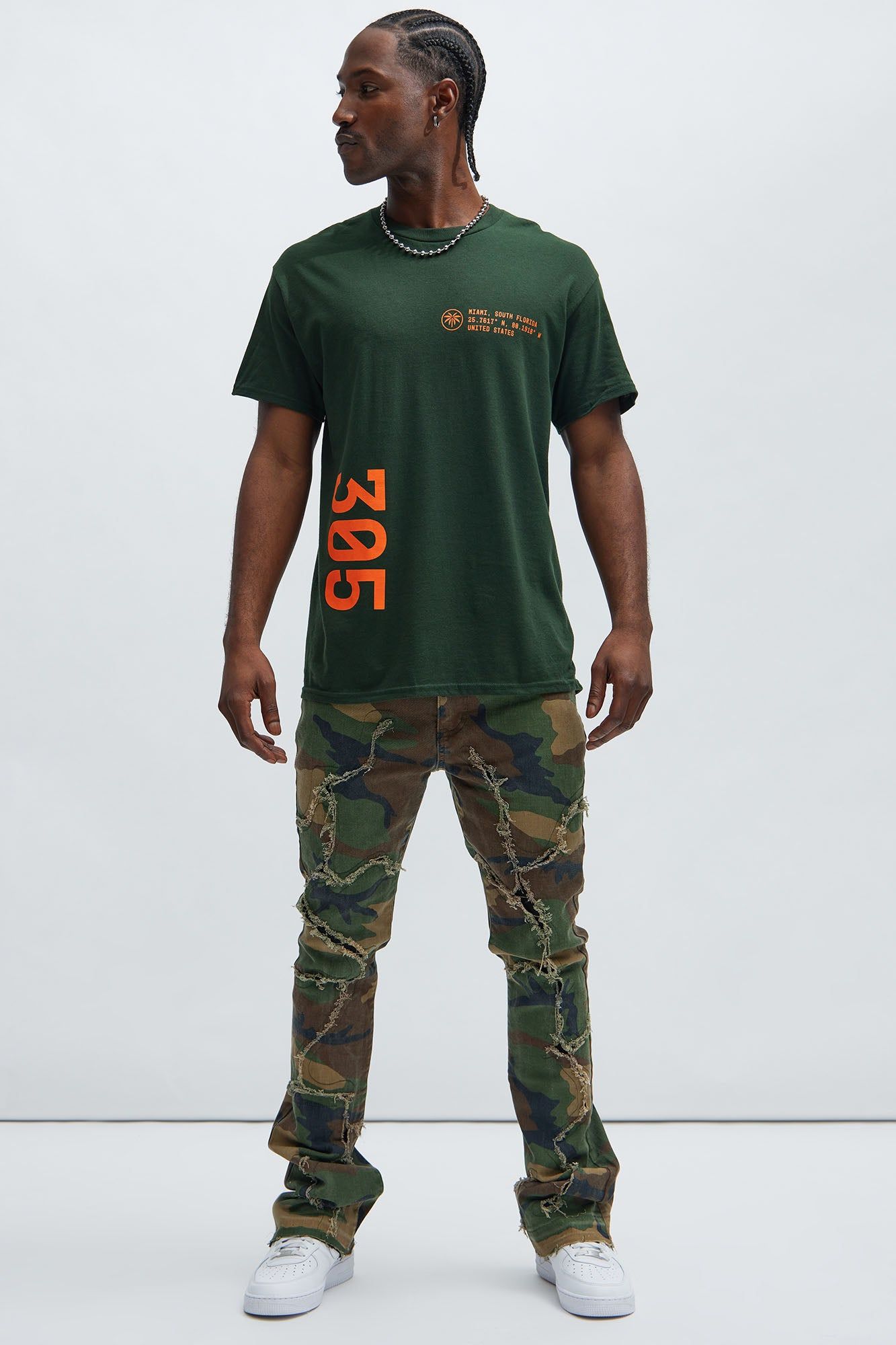 Miami 305 Short Sleeve Tee - Green sold by Fashion Nova product image thumbnail 2