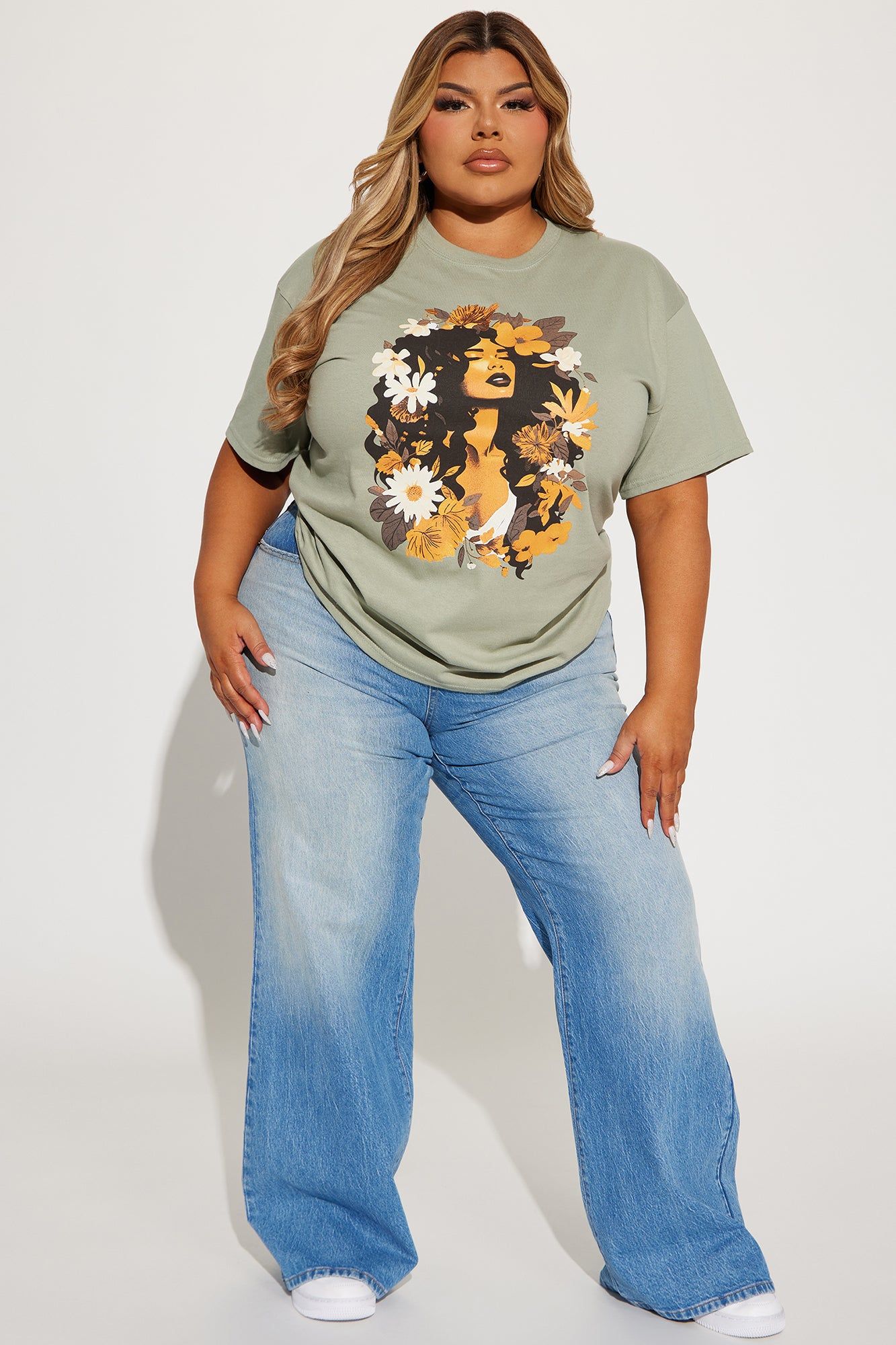 Inner Peace Graphic Tee - Sage sold by Fashion Nova product image thumbnail 5