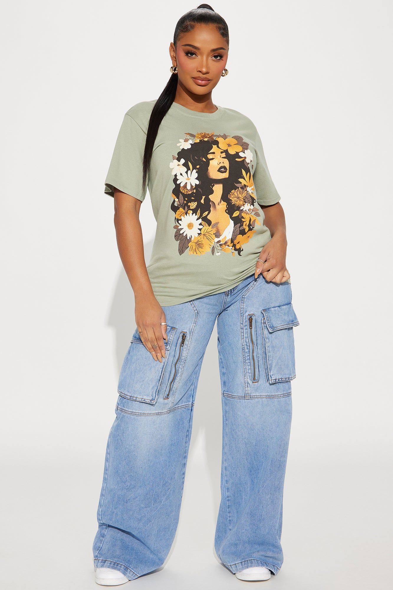 Inner Peace Graphic Tee - Sage sold by Fashion Nova product image thumbnail 2