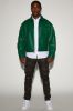 Houston Faux Leather Cropped Jacket - Green sold by Fashion Nova