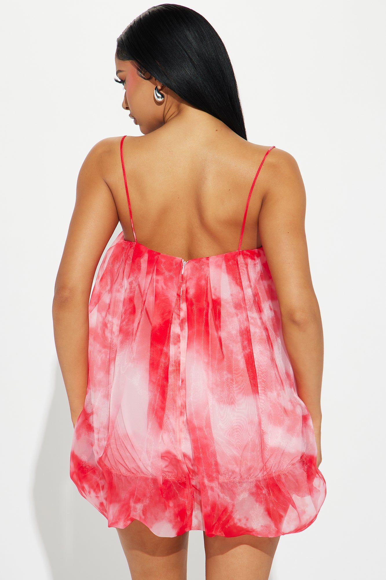 Camilla Chiffon Mini Dress - Pink sold by Fashion Nova product image thumbnail 3
