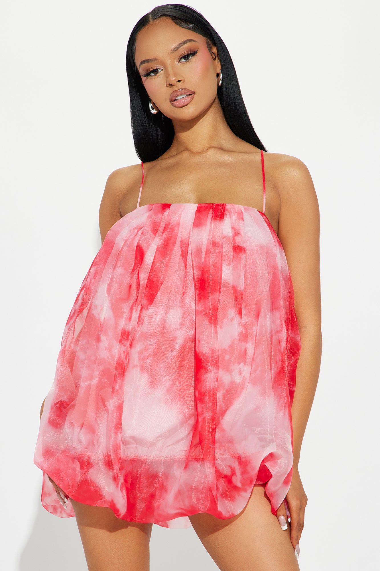 Camilla Chiffon Mini Dress - Pink sold by Fashion Nova product image thumbnail 2