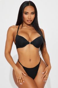 Back To It Racerback 2 Pack Bras - Black/Brown sold by Fashion Nova