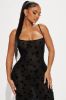 Maria Mesh Maxi Dress - Black sold by Fashion Nova