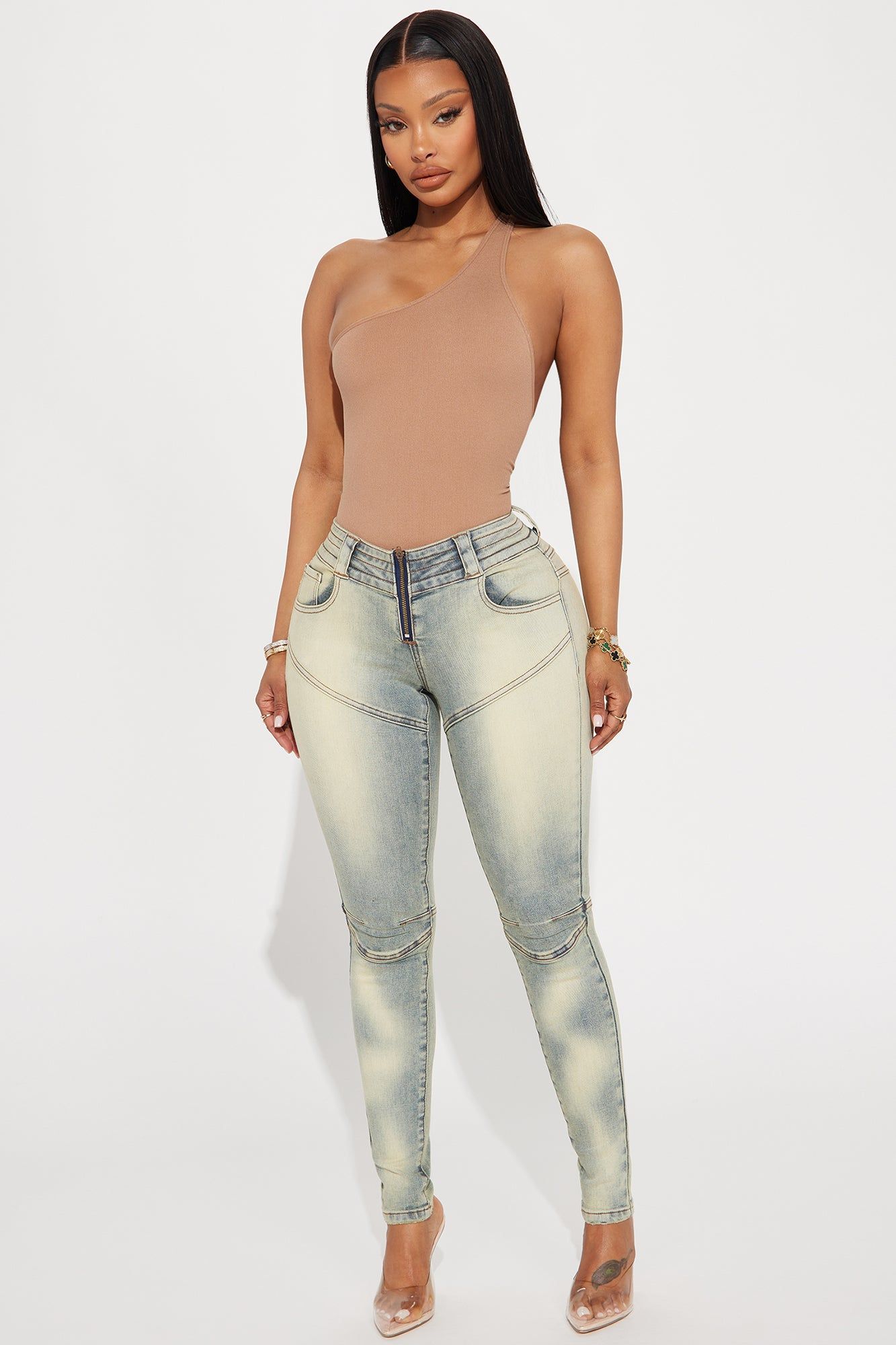 Its Giving Seamless Bodysuit - Mocha sold by Fashion Nova product image thumbnail 2