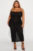 Maria Mesh Maxi Dress - Black sold by Fashion Nova