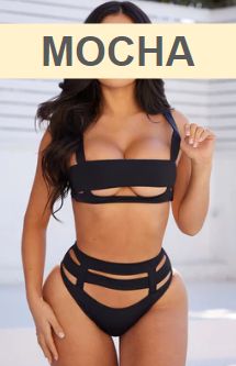 Every Ocean Has A Story 2 Piece Bikini - Mocha sold by Fashion Nova