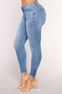 All That Jazz Ankle Jeans - Medium Blue Wash sold by Fashion Nova