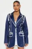 Paint The Town Blazer - Navy sold by Fashion Nova