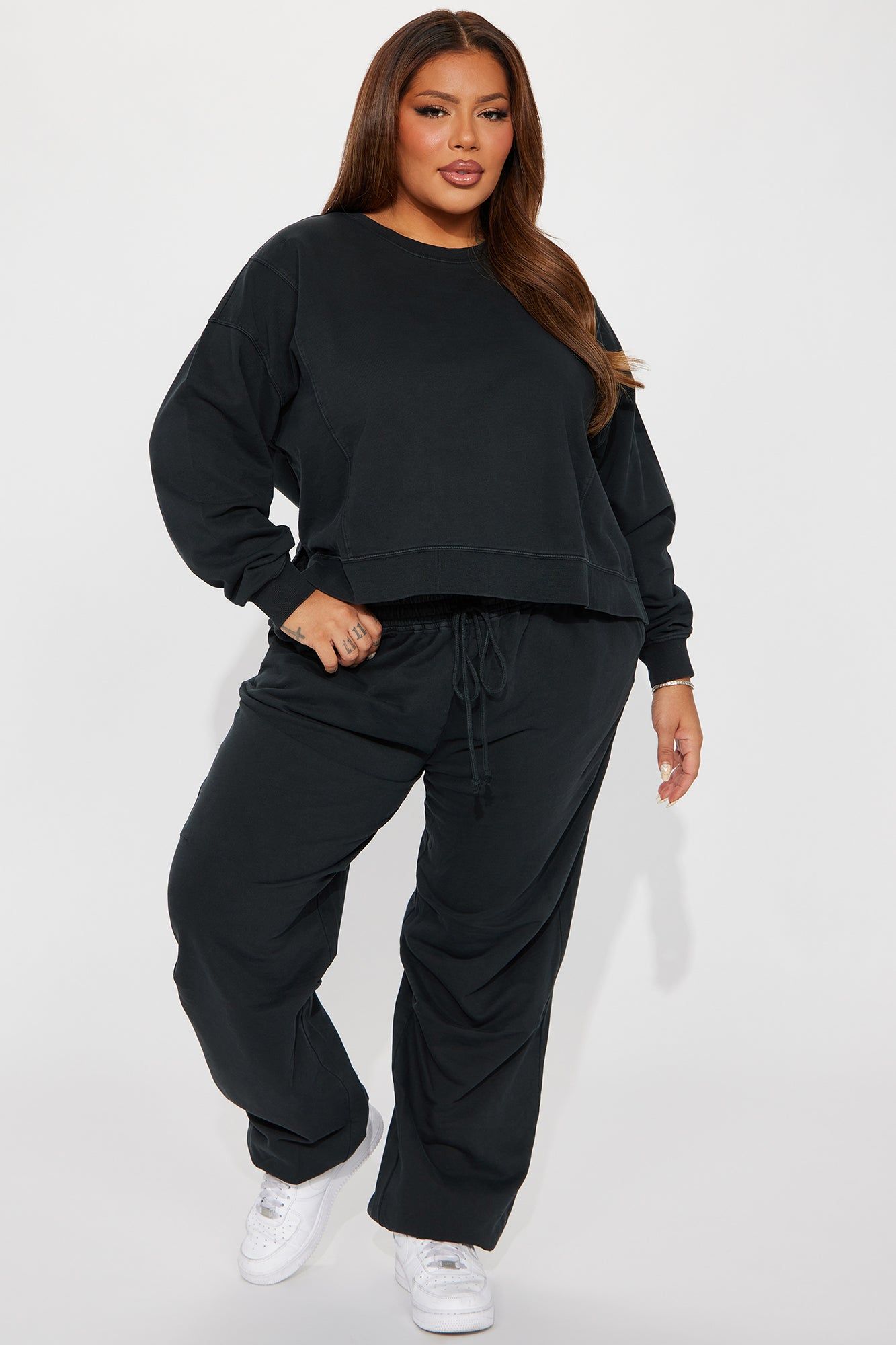 Daisy Vintage Wash Jogger Set - Black sold by Fashion Nova product image thumbnail 4