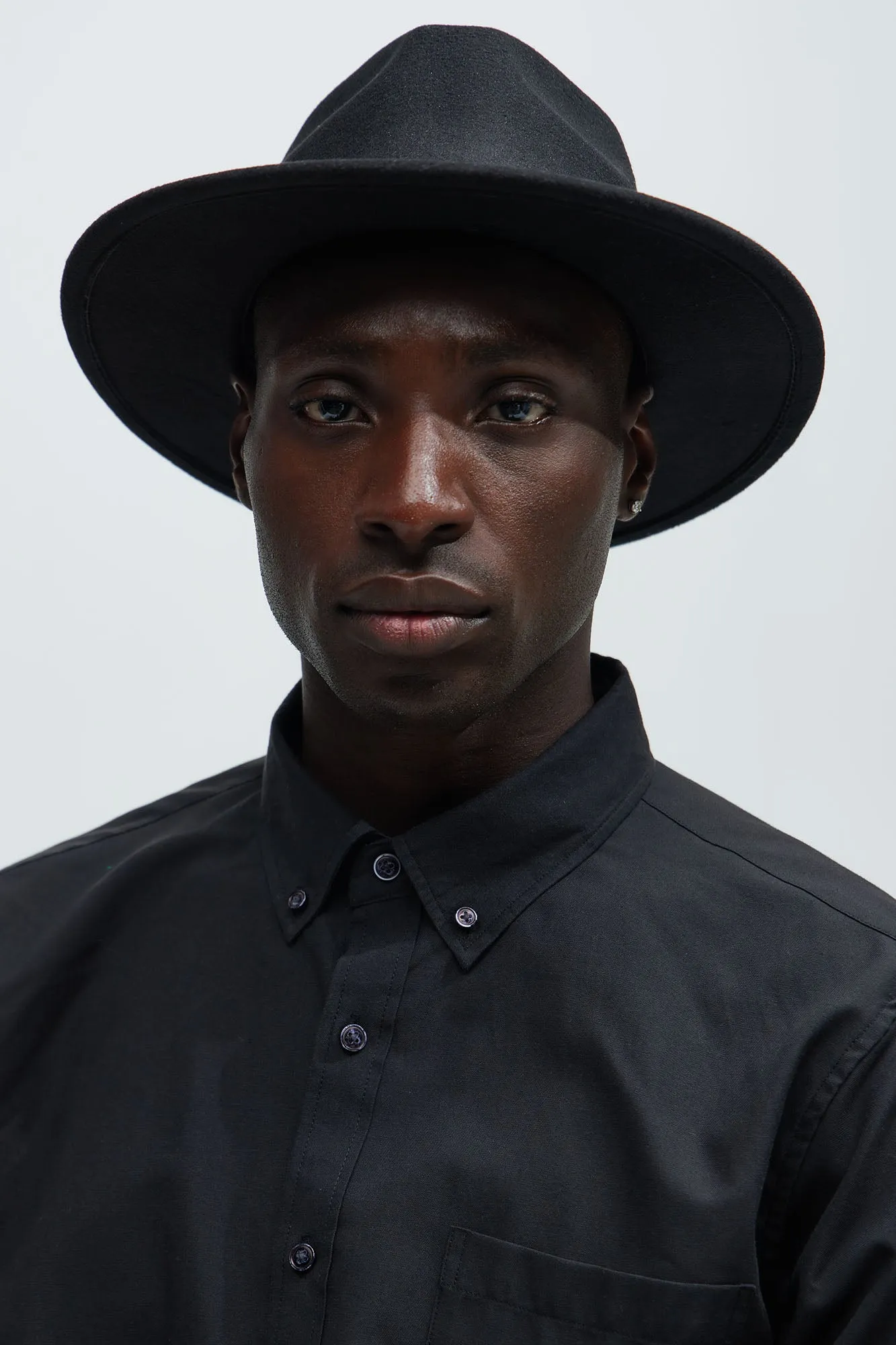 Silverlake Full Brim Hat - Black sold by Fashion Nova