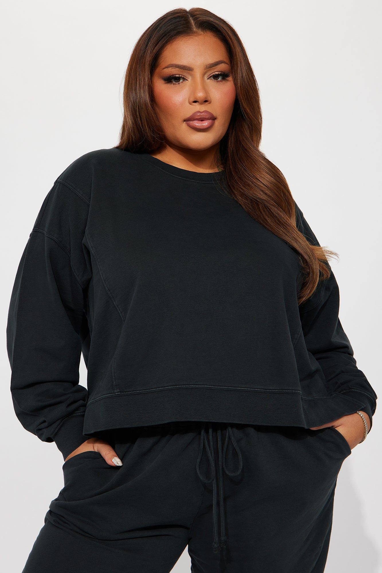 Daisy Vintage Wash Jogger Set - Black sold by Fashion Nova product image thumbnail 5