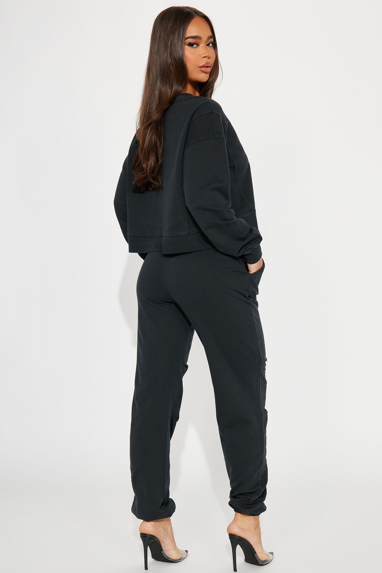Daisy Vintage Wash Jogger Set - Black sold by Fashion Nova product image thumbnail 3