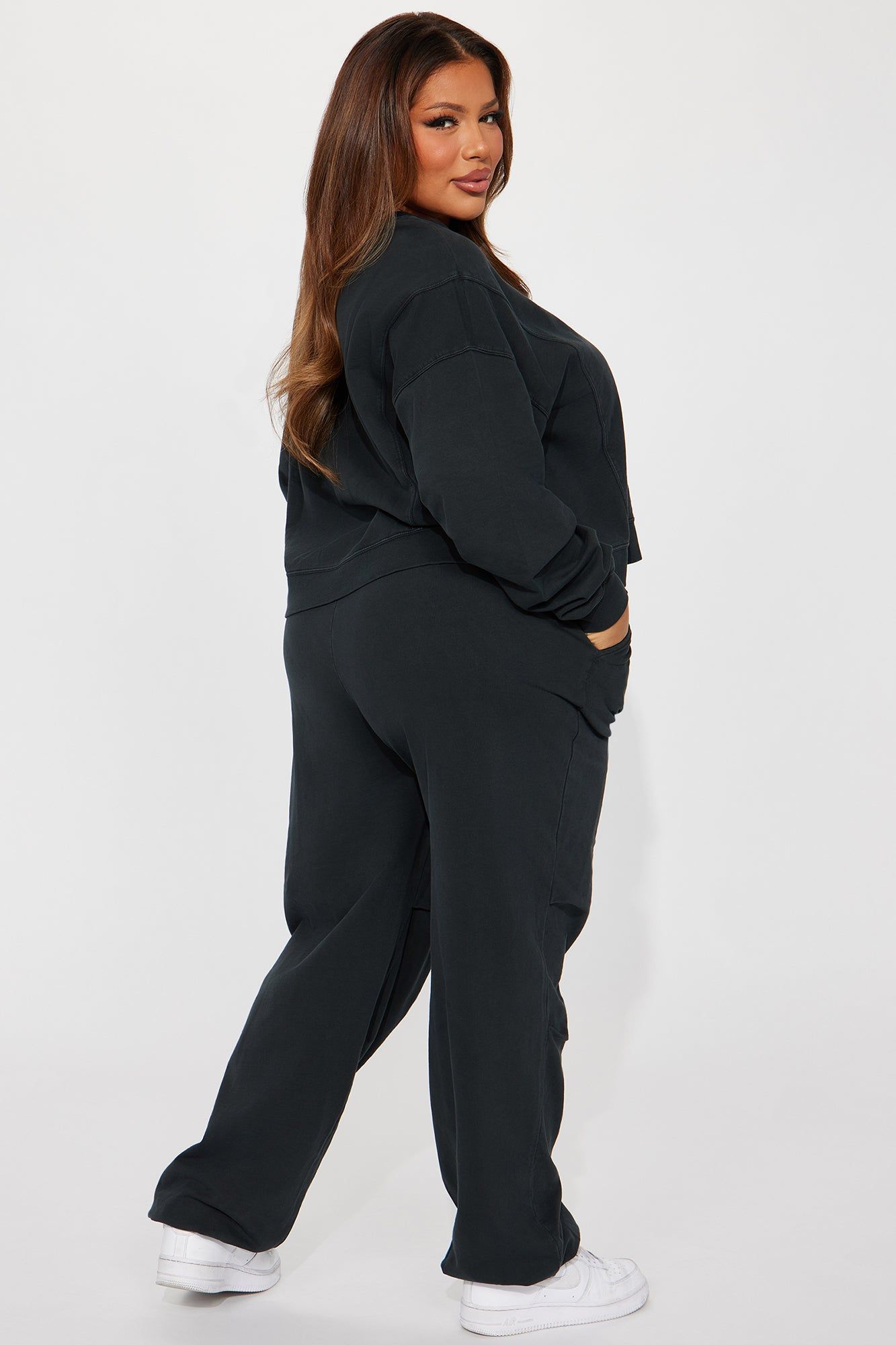 Daisy Vintage Wash Jogger Set - Black sold by Fashion Nova product image thumbnail 6