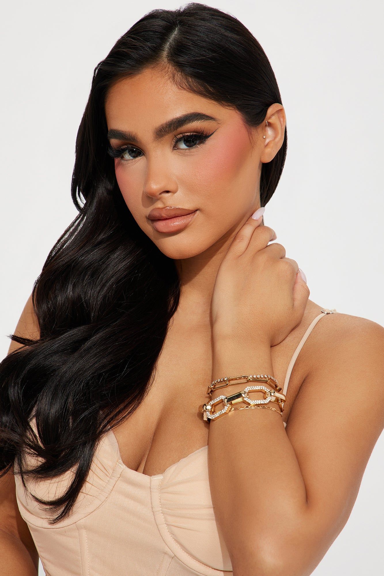More To See 4 Piece Bracelet Set - Gold sold by Fashion Nova product image thumbnail 2