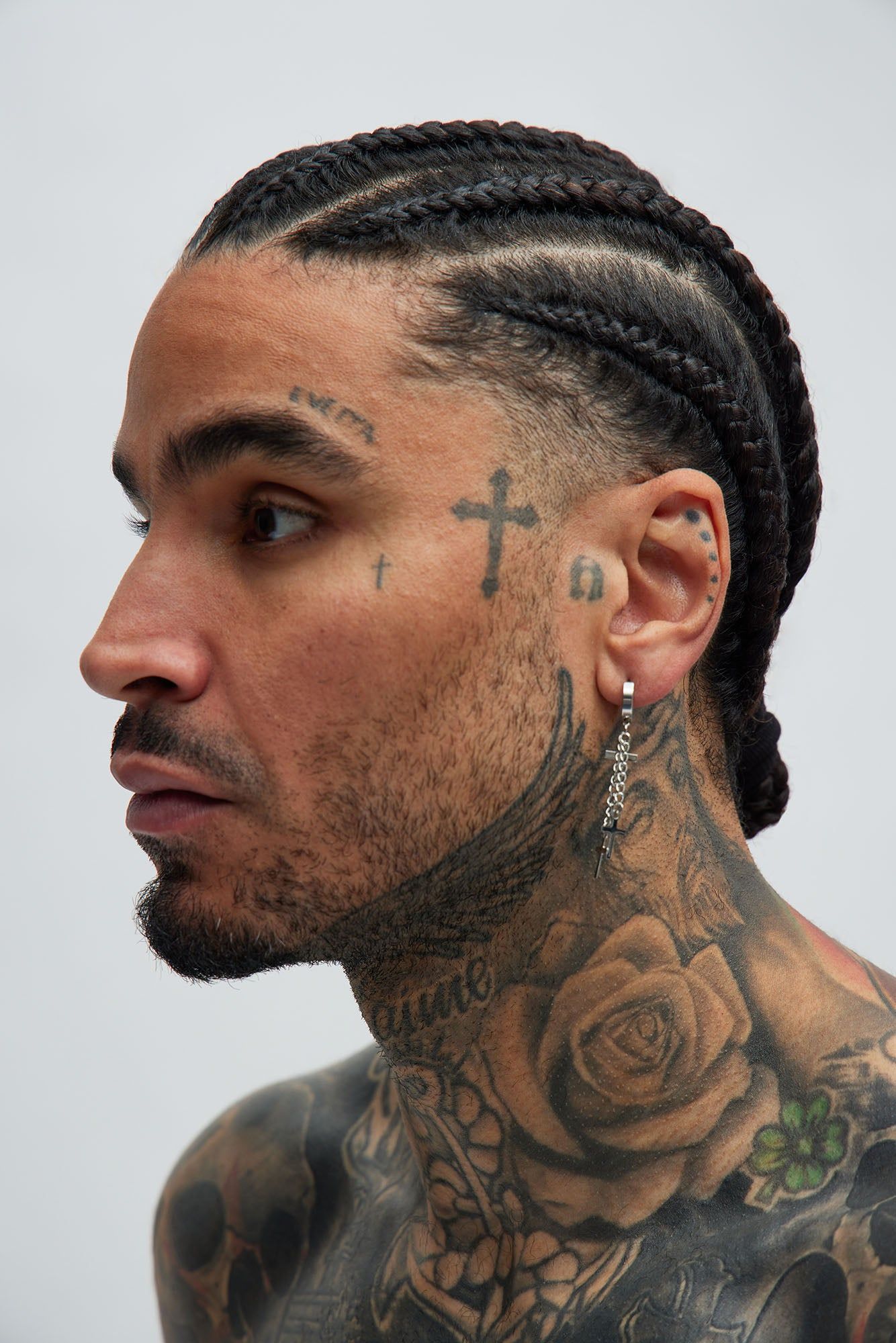 Multi Cross Dangling Stainless Steel Earring Set - Silver sold by Fashion Nova product image thumbnail 2