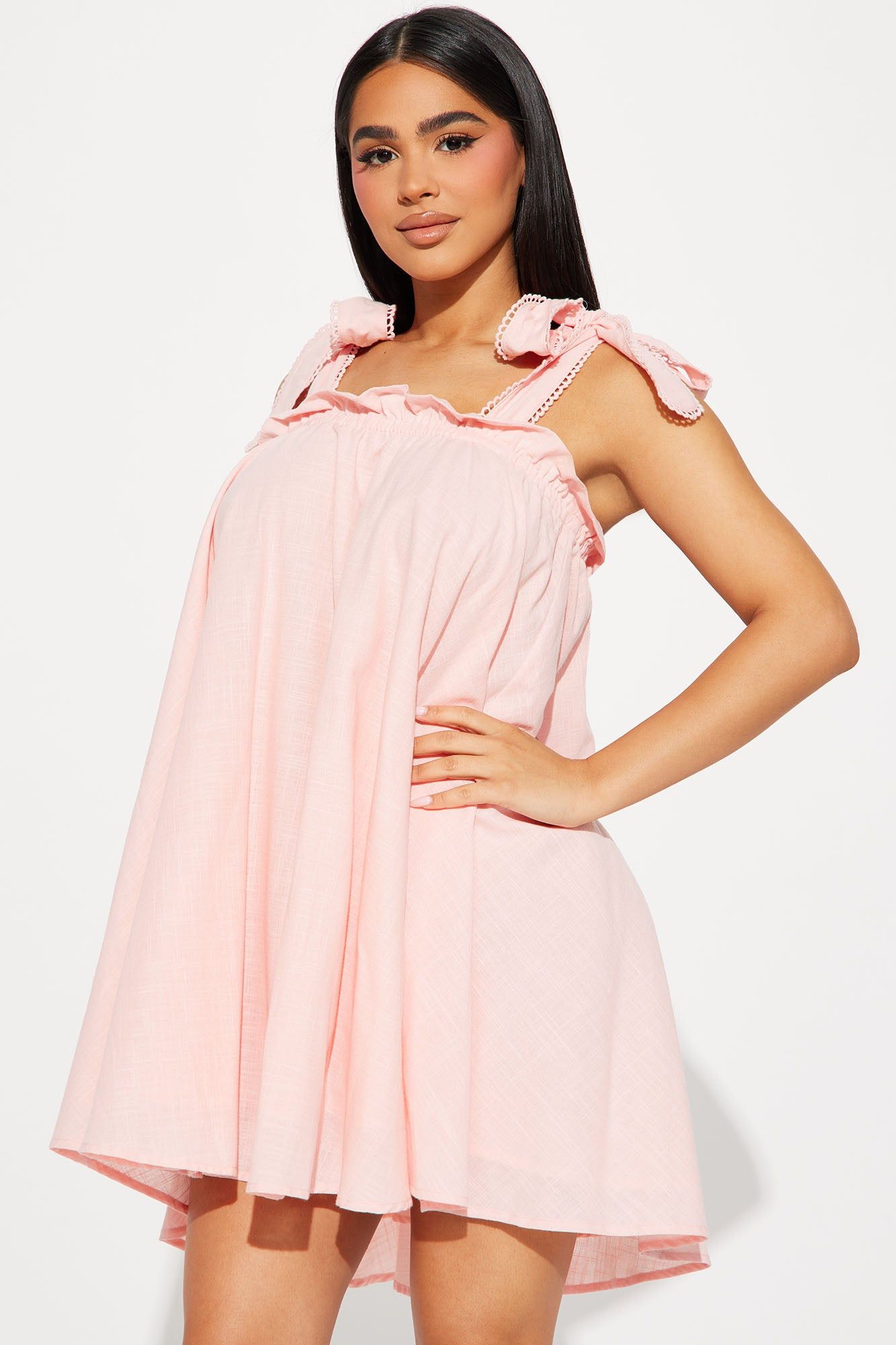 Wendy Ruffle Mini Dress - Pink sold by Fashion Nova product image thumbnail 2