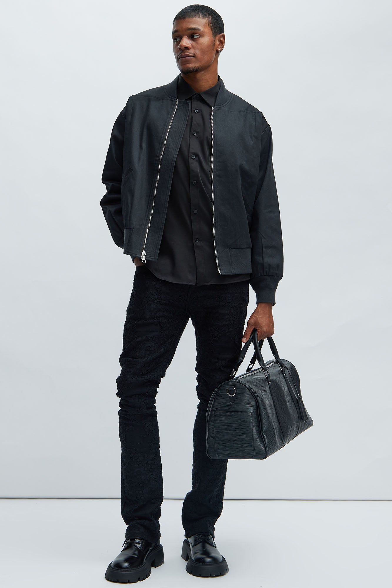 Blackrock Bomber Jacket - Black sold by Fashion Nova product image thumbnail 2