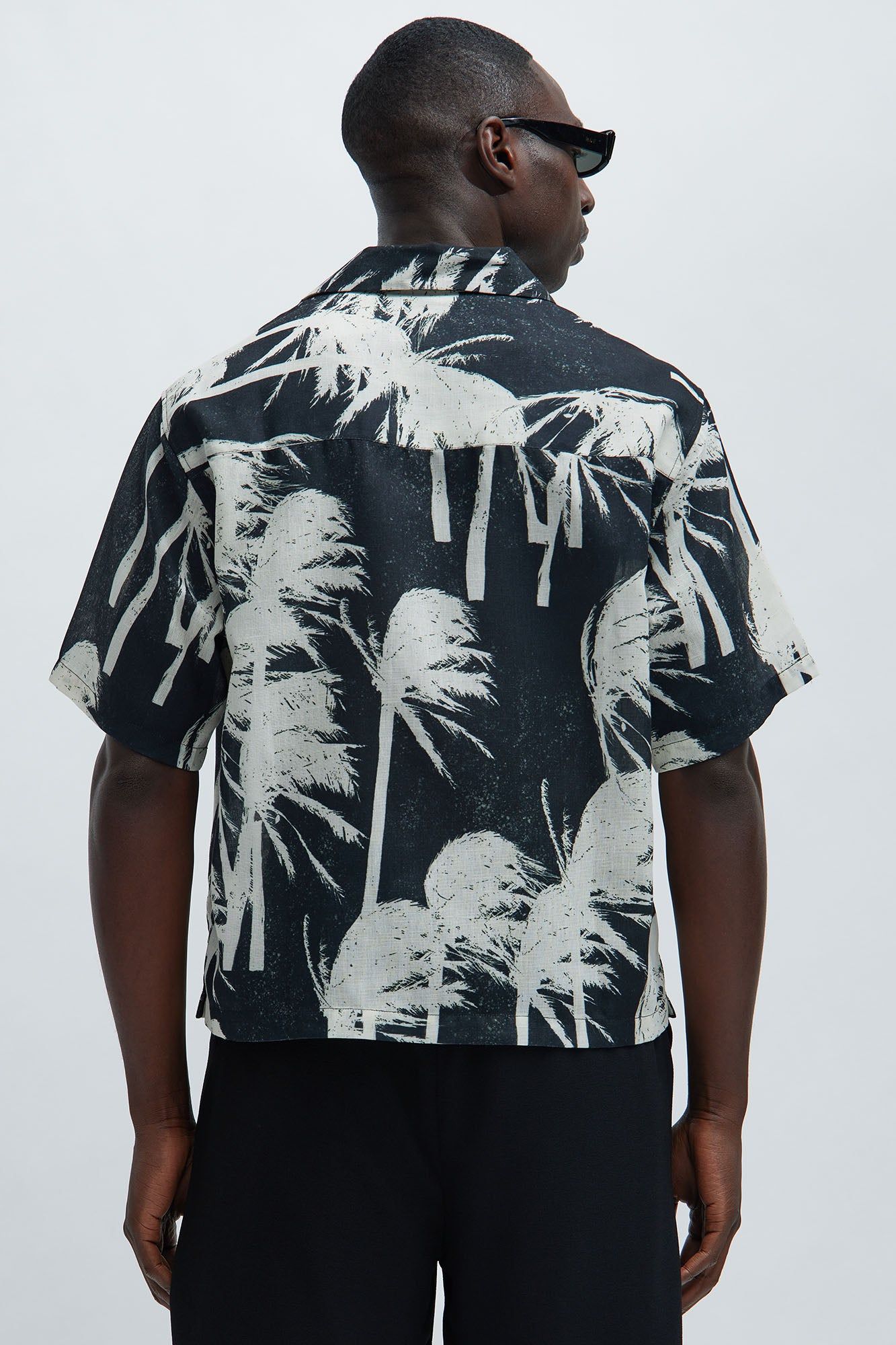 Hurricane Palm Shirt - Black/combo sold by Fashion Nova product image thumbnail 3