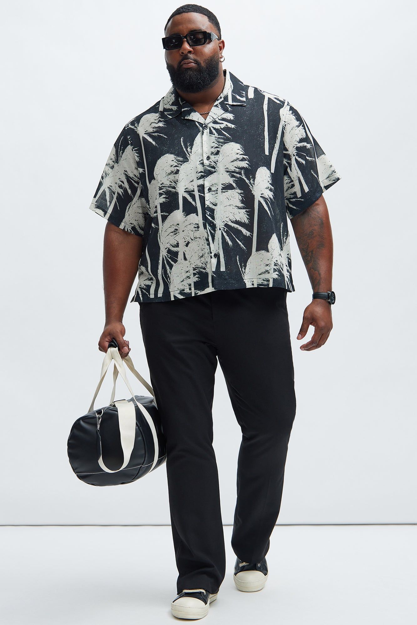 Hurricane Palm Shirt - Black/combo sold by Fashion Nova product image thumbnail 5