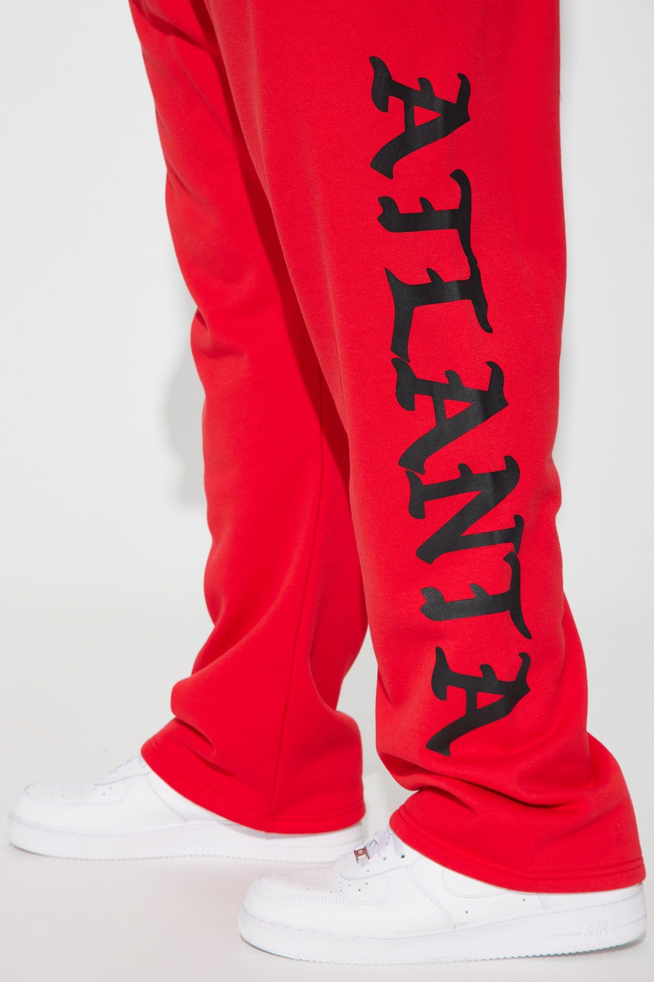 ATL Script Straight Sweatpant - Red sold by Fashion Nova product image thumbnail 8