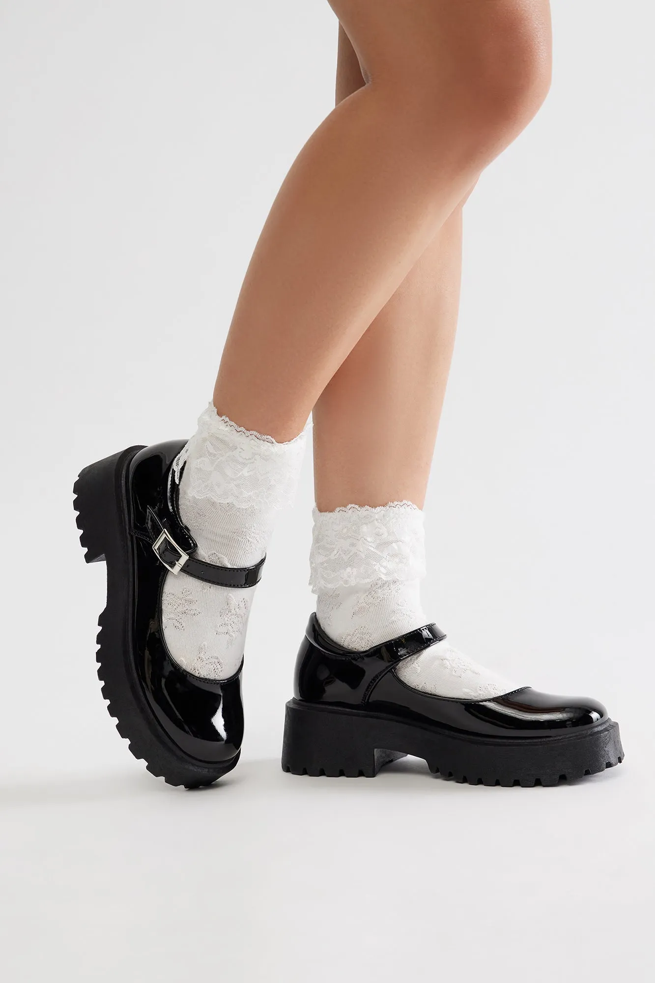 Kayce Platform Loafers - Black sold by Fashion Nova product image thumbnail 2