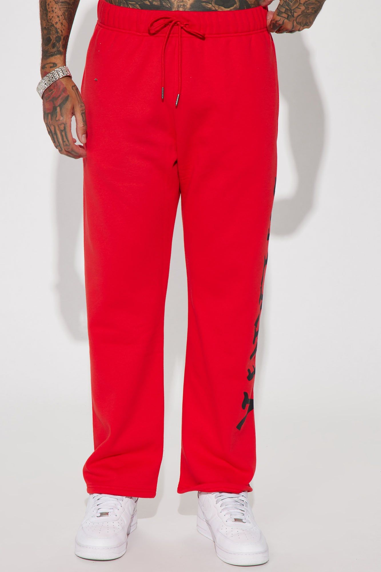 ATL Script Straight Sweatpant - Red sold by Fashion Nova product image thumbnail 5