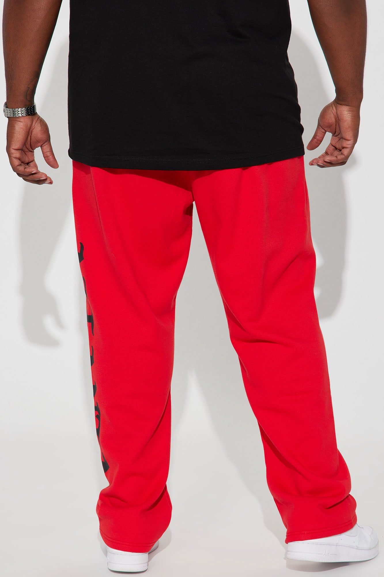 ATL Script Straight Sweatpant - Red sold by Fashion Nova product image thumbnail 9