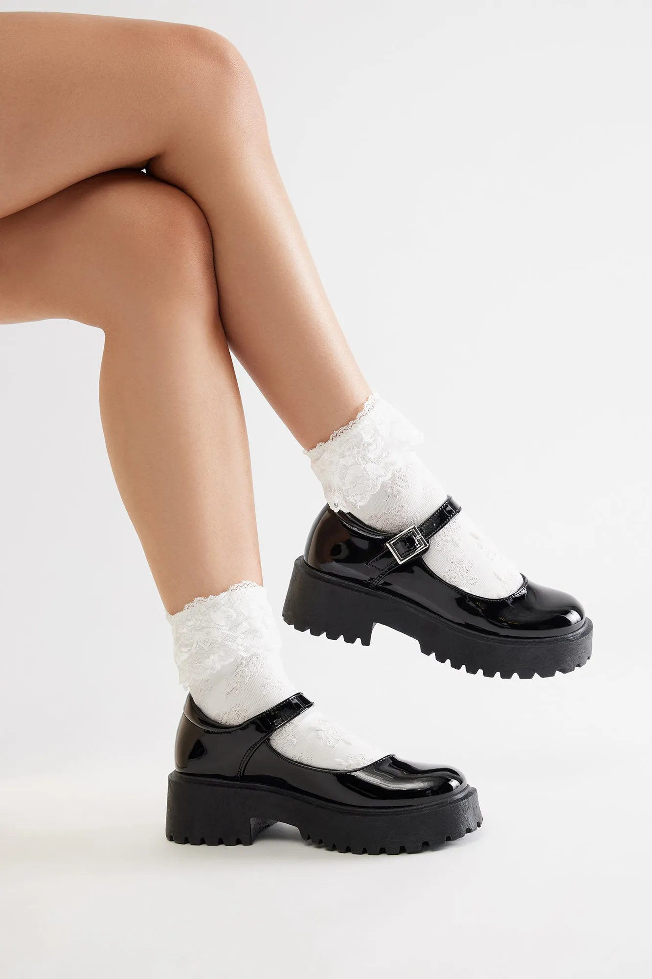 Kayce Platform Loafers - Black sold by Fashion Nova product image thumbnail 4