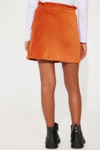 Mini Corduroy Button Front Skirt - Rose sold by Fashion Nova