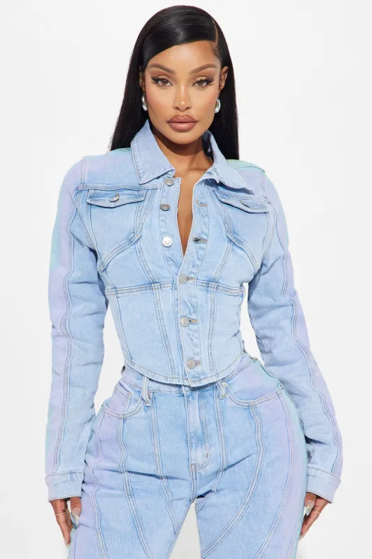 Got You Covered Denim Jacket - Medium Wash sold by Fashion Nova