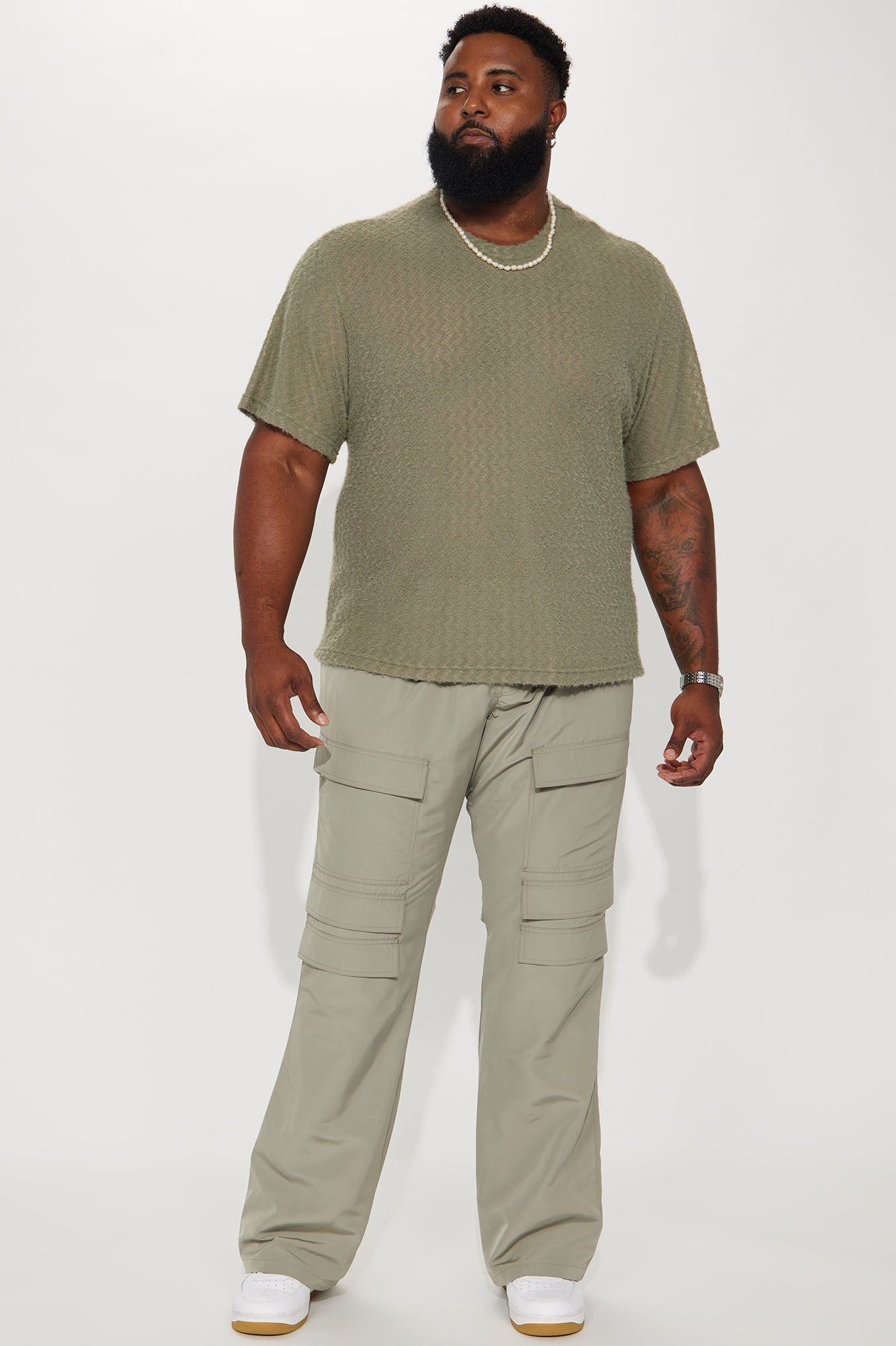 Beach Bum Comfy Short Sleeve Crew Tee - Olive sold by Fashion Nova product image thumbnail 2