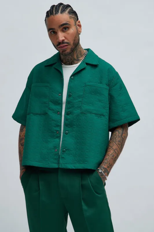 Joseph Jacquard Shirt - Green sold by Fashion Nova