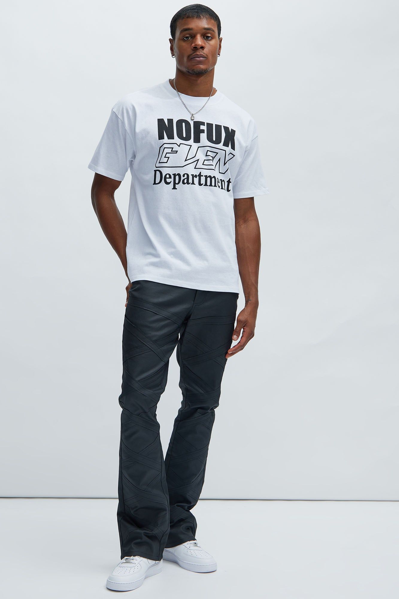 No Fux Given Boxy Short Sleeve Tee - White sold by Fashion Nova product image thumbnail 2