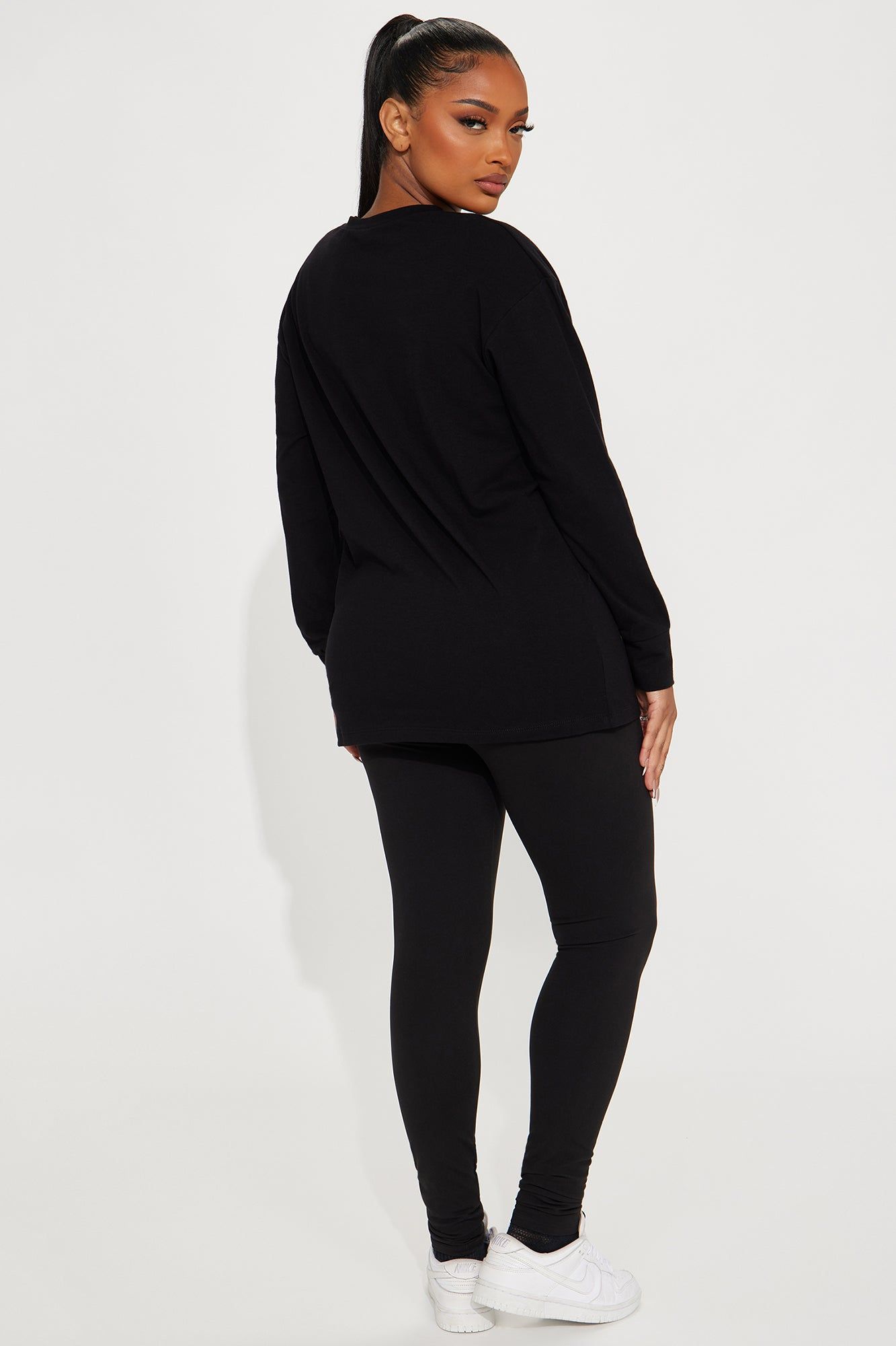 Modern Scripture Legging Set - Black/combo sold by Fashion Nova product image thumbnail 4