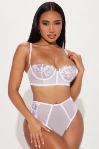 Allure Amore Lace 2 Piece Set - White sold by Fashion Nova
