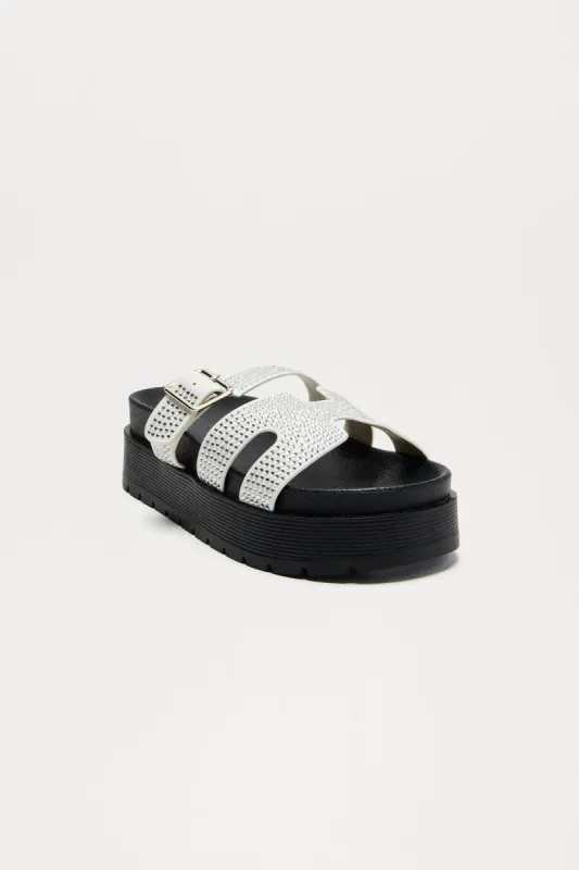 Debby Casual Slides - White sold by Fashion Nova