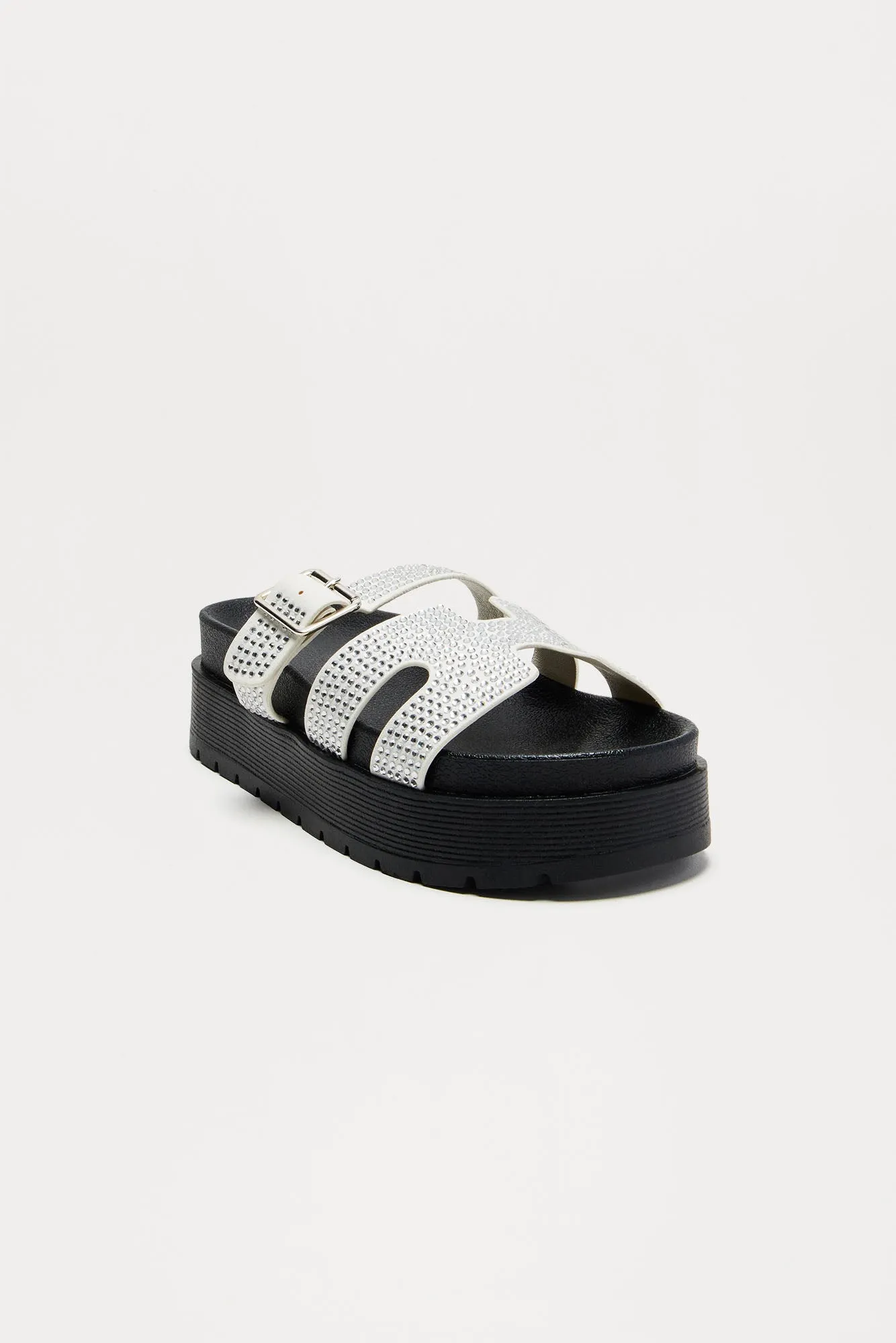 Debby Casual Slides - White sold by Fashion Nova